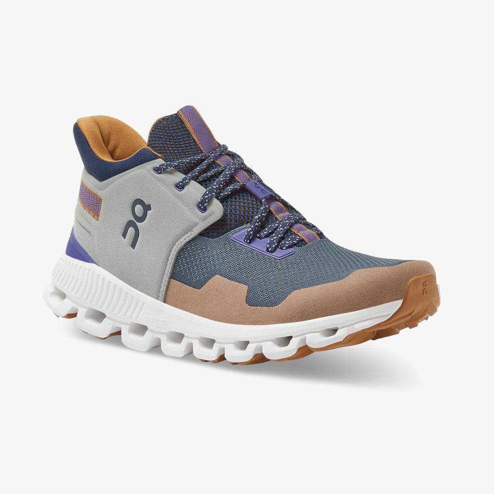 ON Cloud Hi Edge Heren Hardloopschoenen Zand/Bruin: Snelheid en stijl, nu in de uitverkoop! Lekker rennen in Zwitserland!